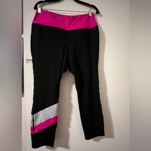 Torrid Active Black and Pink Capris